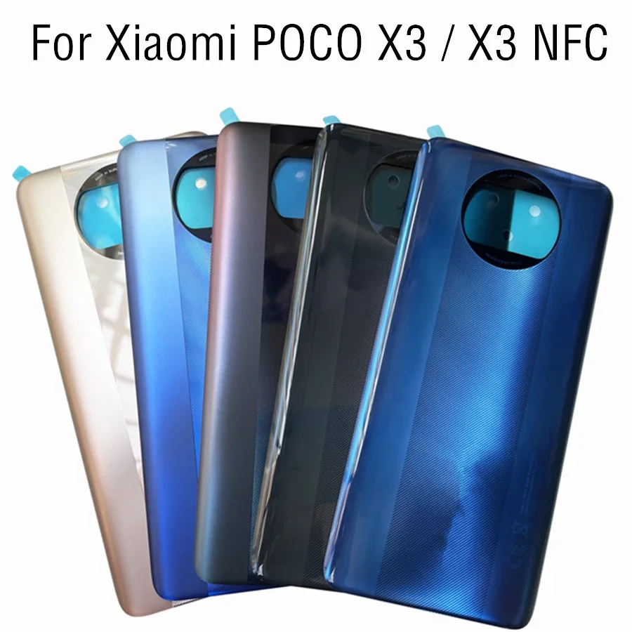 Back Cover For Xiaomi POCO / X3 NFC Back Battery Rear Housing Door Cover Back Housing With Adhesive
Back Cover For Xiaomi POCO / X3 NFC Back Battery Rear Housing Door Cover Back Housing With Adhesive