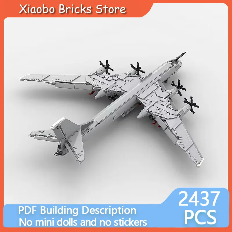 Military Aircraft Model MOC Building Bricks Strategic Bomber TU-95 Modular Technology Gifts Holiday Assemble Children Toys Suit
Military Aircraft Model MOC Building Bricks Strategic Bomber TU-95 Modular Technology Gifts Holiday Assemble Children Toys Suit