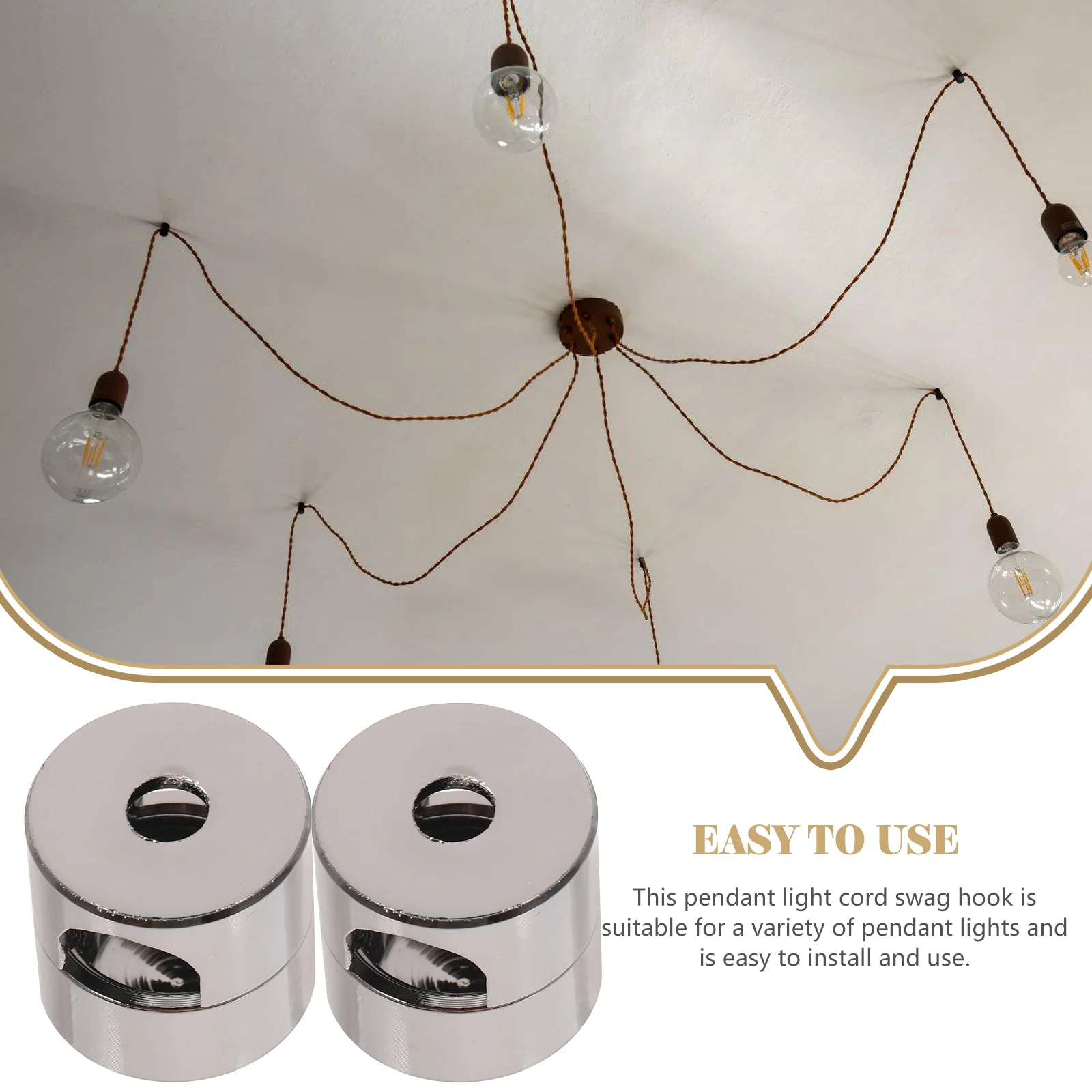 2pcs Wire Clamp Pearl Black Fixer Retro Lamp Cord for Ceiling Hooks Pendant Light Connector Swag Hook Electrical Cord Holder LED
2pcs Wire Clamp Pearl Black Fixer Retro Lamp Cord for Ceiling Hooks Pendant Light Connector Swag Hook Electrical Cord Holder LED