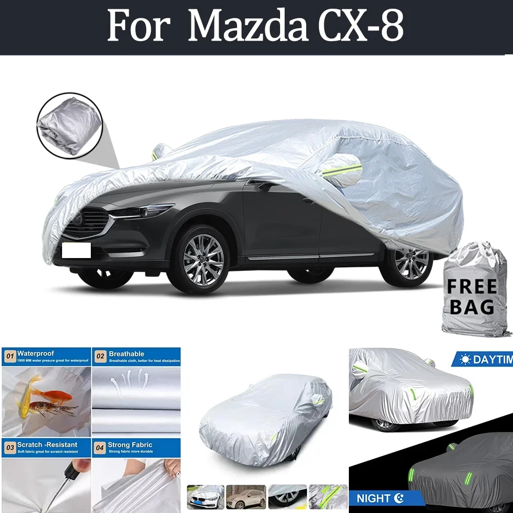For Mazda CX-8 Car Cover Outdoor Protection Covers Snow Sunshade Waterproof Dustproof Exterior UV Car Accessories
For Mazda CX-8 Car Cover Outdoor Protection Covers Snow Sunshade Waterproof Dustproof Exterior UV Car Accessories