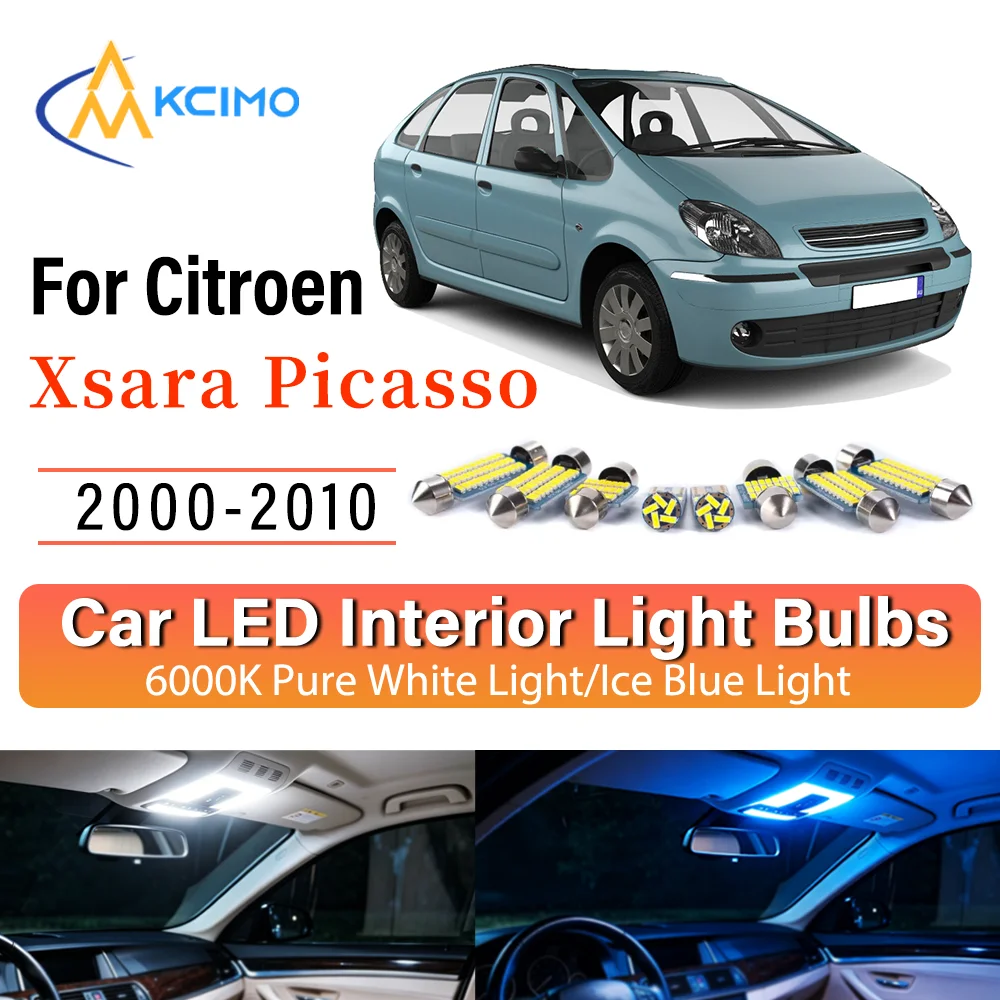 Interior Lighting Kit For Citroen Xsara Picasso 2000-2010 LED Bulbs for Dome Map Door Trunk License Plate Light
Interior Lighting Kit For Citroen Xsara Picasso 2000-2010 LED Bulbs for Dome Map Door Trunk License Plate Light