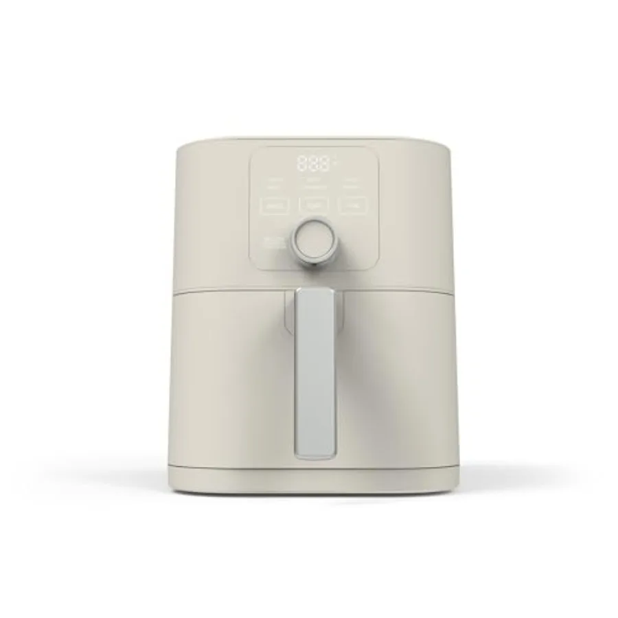 6QT Air Fryer for home kitchen use, ceramic non-stick basket, linen cream color, 6-in-1 versatility with crispy results fast an
6QT Air Fryer for home kitchen use, ceramic non-stick basket, linen cream color, 6-in-1 versatility with crispy results fast an