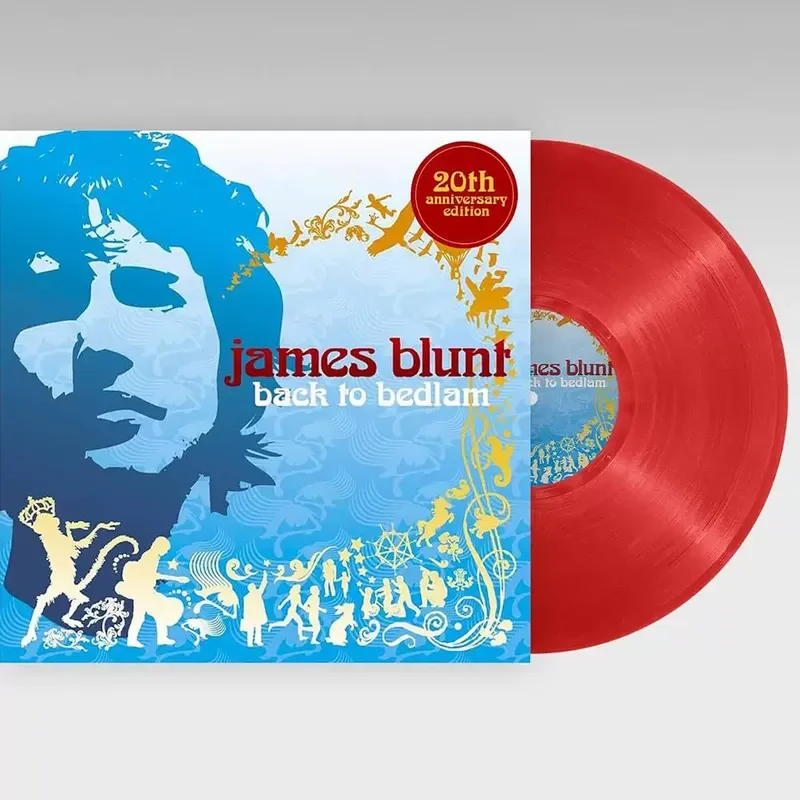 James Blunt Back To Bedlam 20th Anniversary LP Red Gel for Vinyl Record Players
James Blunt Back To Bedlam 20th Anniversary LP Red Gel for Vinyl Record Players