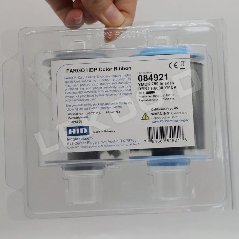 hid 084921 fargo hdp6600 original color ribbon 084911 retransfer film 084900
hid 084921 fargo hdp6600 original color ribbon 084911 retransfer film 084900
