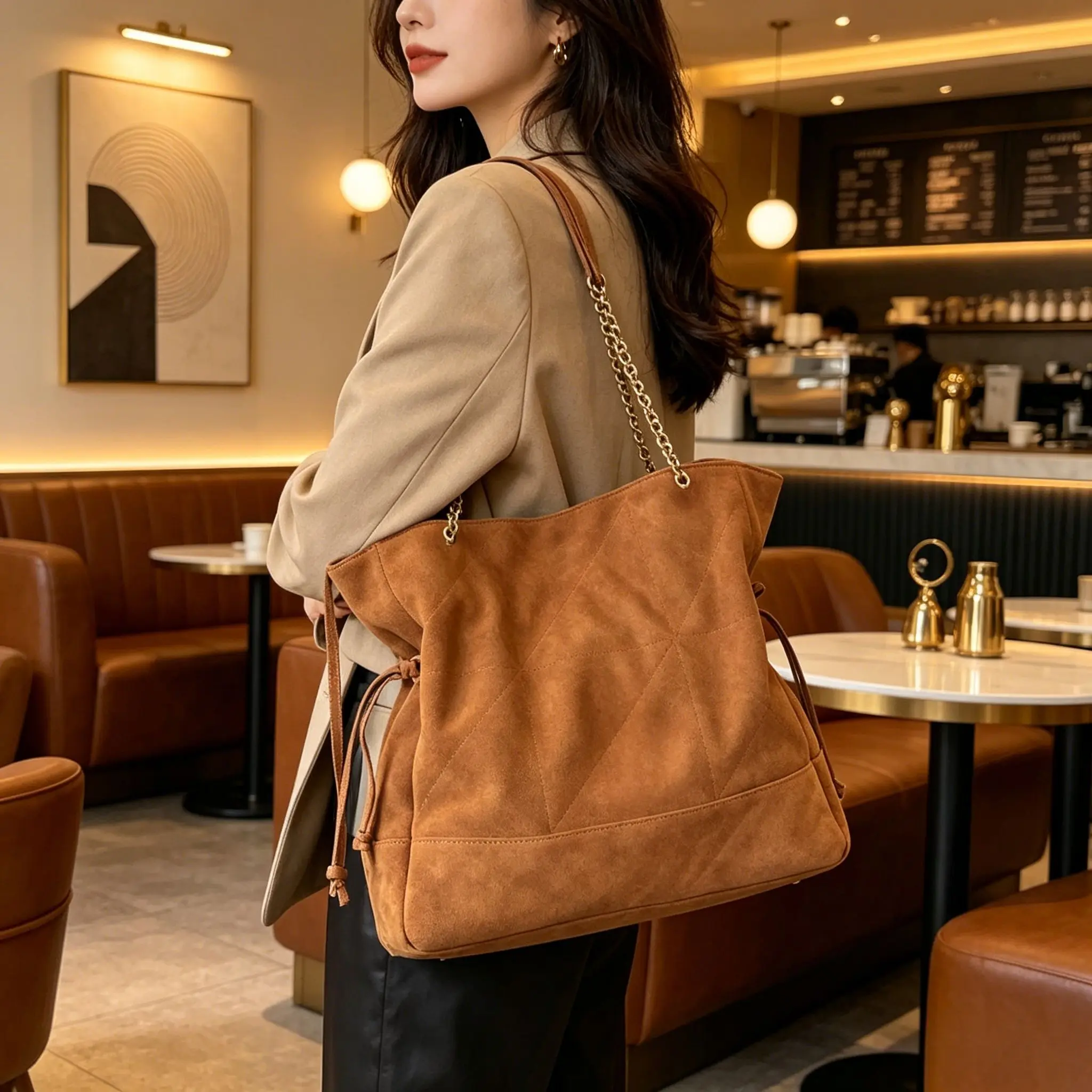 Diamond-Shaped Underarm Bag New Women's Luxury Retro Fashion Multifunctional Drawstring Chain Bag
Diamond-Shaped Underarm Bag New Women's Luxury Retro Fashion Multifunctional Drawstring Chain Bag