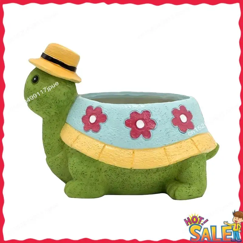 BOFO Cute Turtle Flower Pot Planter Pot For Indoor And Outdoor Succulent Plant Pots, Plants Desk Display Resin Pots Flower Durab
BOFO Cute Turtle Flower Pot Planter Pot For Indoor And Outdoor Succulent Plant Pots, Plants Desk Display Resin Pots Flower Durab