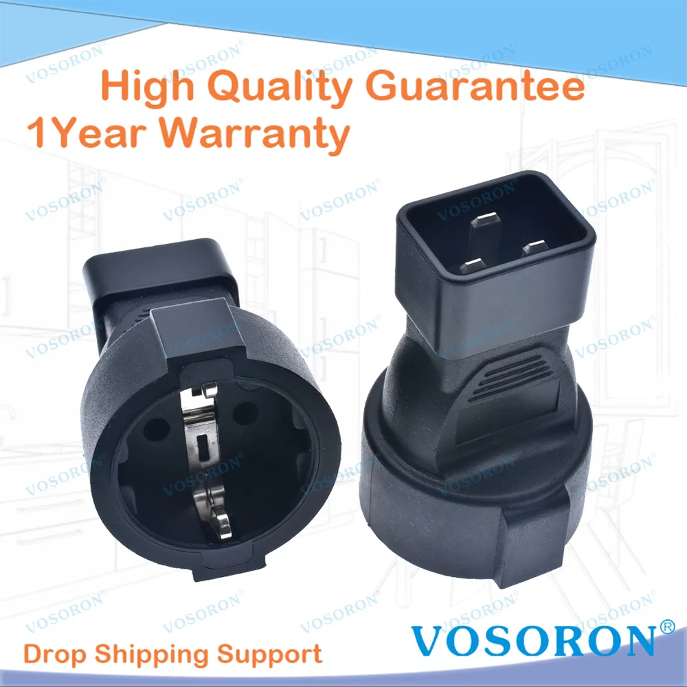 Адаптер C20 к Schuko EU, 3-контактная розетка IEC320 C20 «папа-мама» CEE 7/3, европейская розетка — 16 А, 250 В — промышленный класс
Адаптер C20 к Schuko EU, 3-контактная розетка IEC320 C20 «папа-мама» CEE 7/3, европейская розетка — 16 А, 250 В — промышленный класс