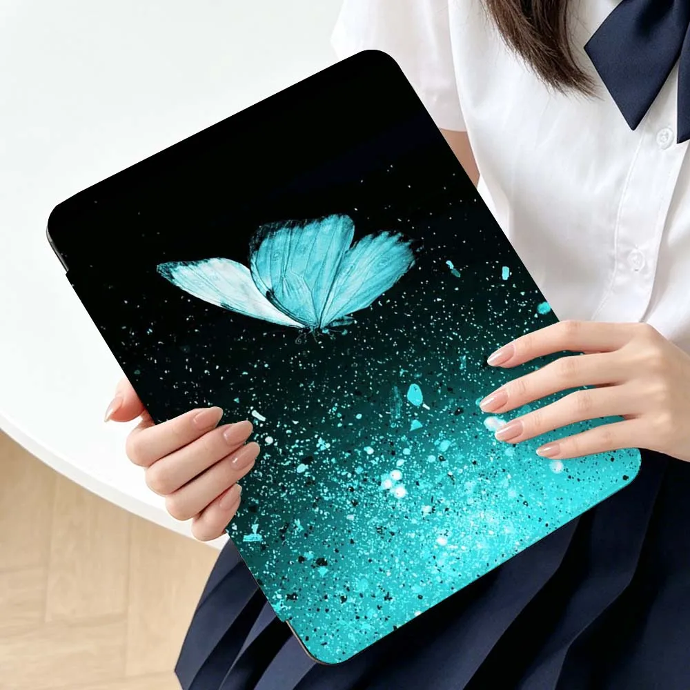 Blue Butterfly Pattern Soft For Apple iPad Air A16 4 5 11th 10th 7th 11 12.9 13 10.5 inch Gen 3Y Tablet Case
Blue Butterfly Pattern Soft For Apple iPad Air A16 4 5 11th 10th 7th 11 12.9 13 10.5 inch Gen 3Y Tablet Case