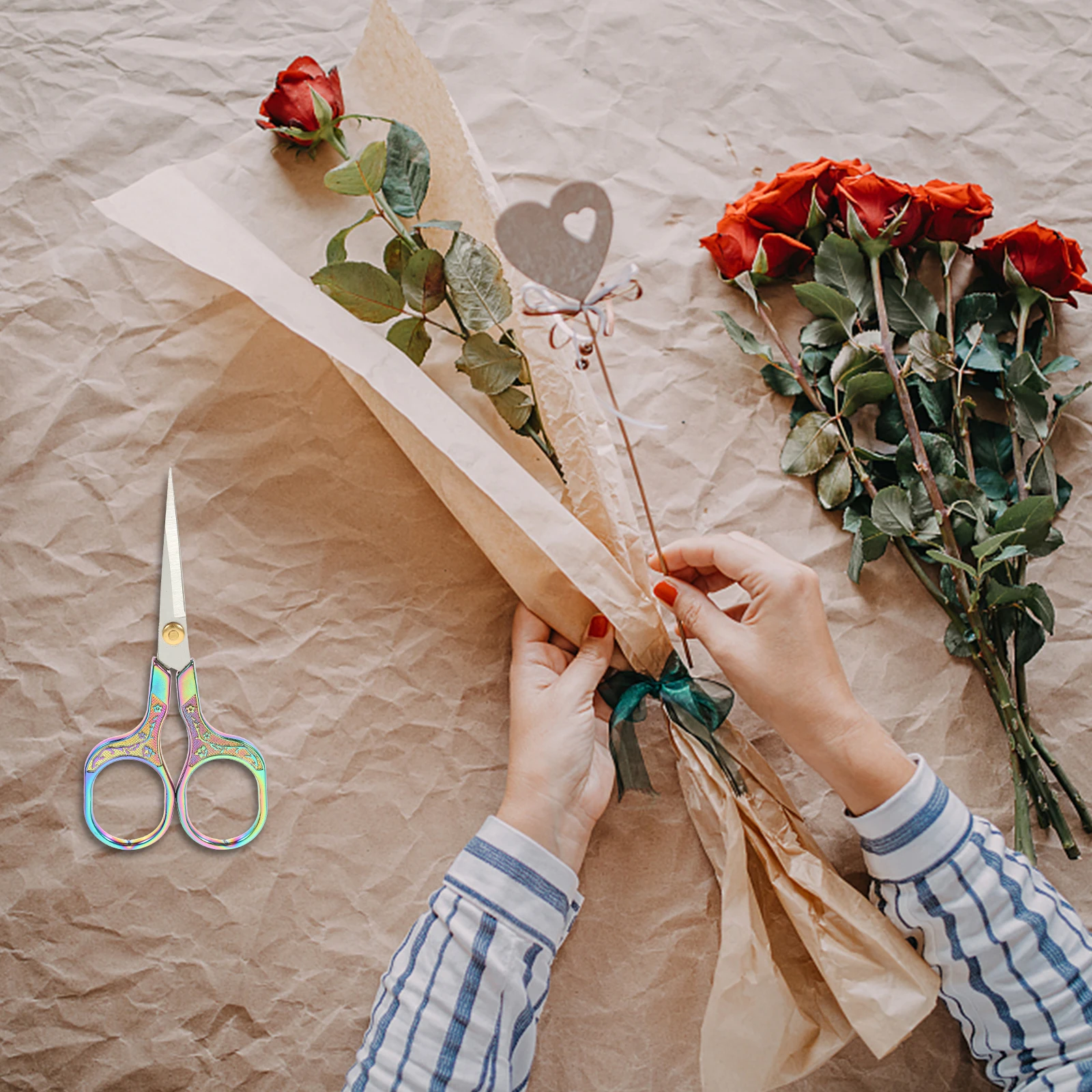 Vintage Flower Shape Stainless Steel Embroidery Scissors For Sewing Thread Trimming Fabric Cutting Diy Crafts Tailor
Vintage Flower Shape Stainless Steel Embroidery Scissors For Sewing Thread Trimming Fabric Cutting Diy Crafts Tailor