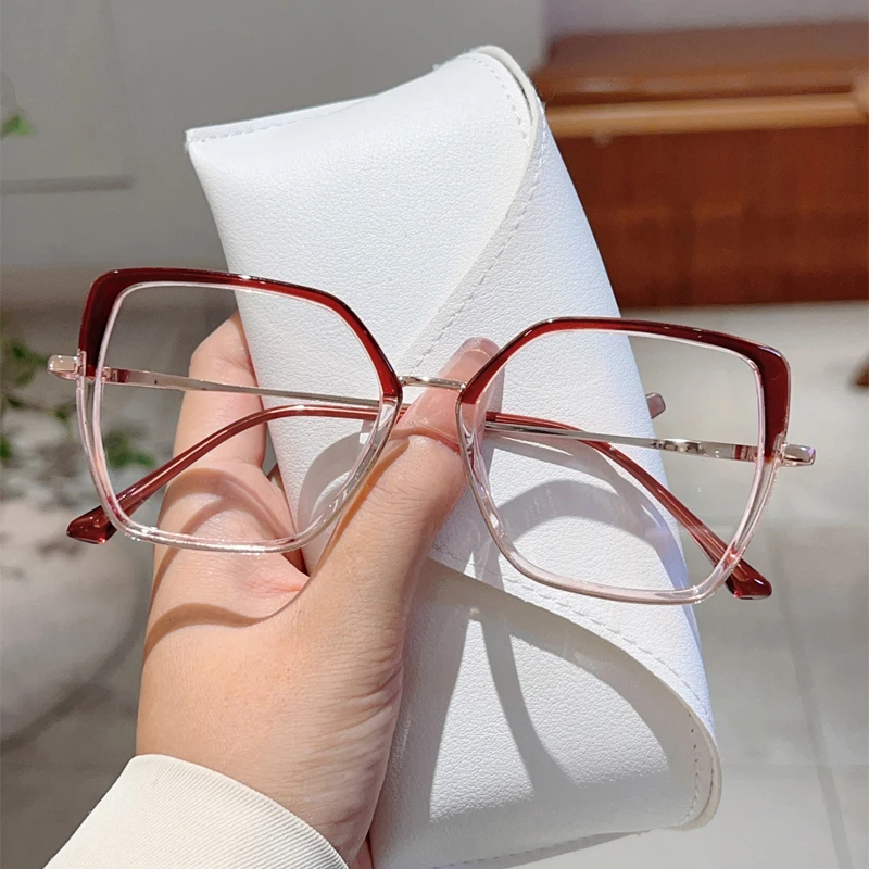 KAMMPT Oversized Square Glasses Women Fashion Candy Color Rim Optical Frames Trendy Brand Design Blue Light Blocking Eyeglasses
KAMMPT Oversized Square Glasses Women Fashion Candy Color Rim Optical Frames Trendy Brand Design Blue Light Blocking Eyeglasses