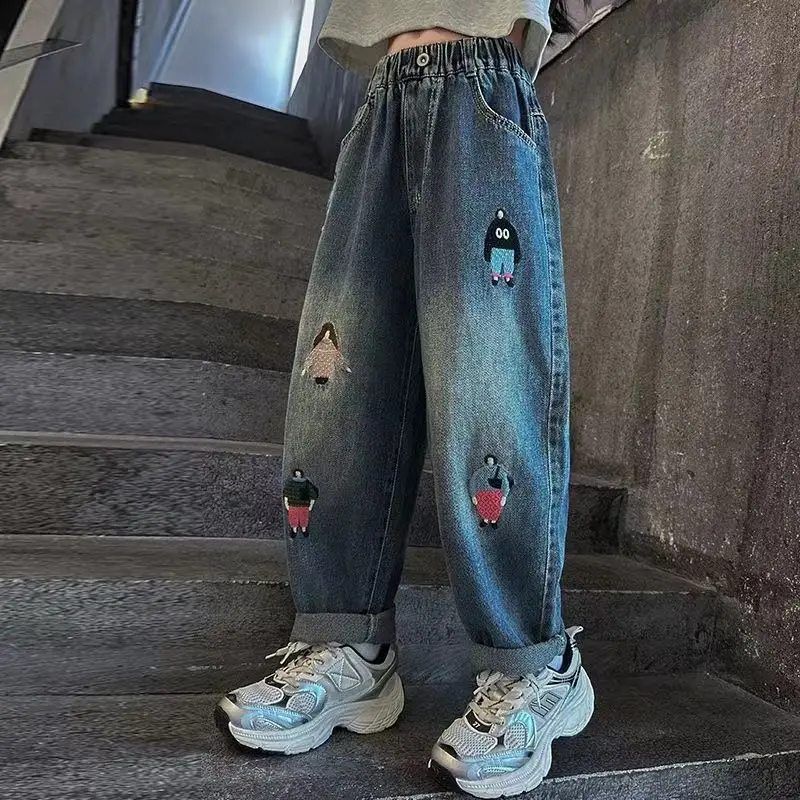 【2025 New】Kids Loose Fit Jeans Autumn Winter Casual Pants for Girls Ages 6-12 Jeans for Children Autumn Toddler Denim Pants
【2025 New】Kids Loose Fit Jeans Autumn Winter Casual Pants for Girls Ages 6-12 Jeans for Children Autumn Toddler Denim Pants