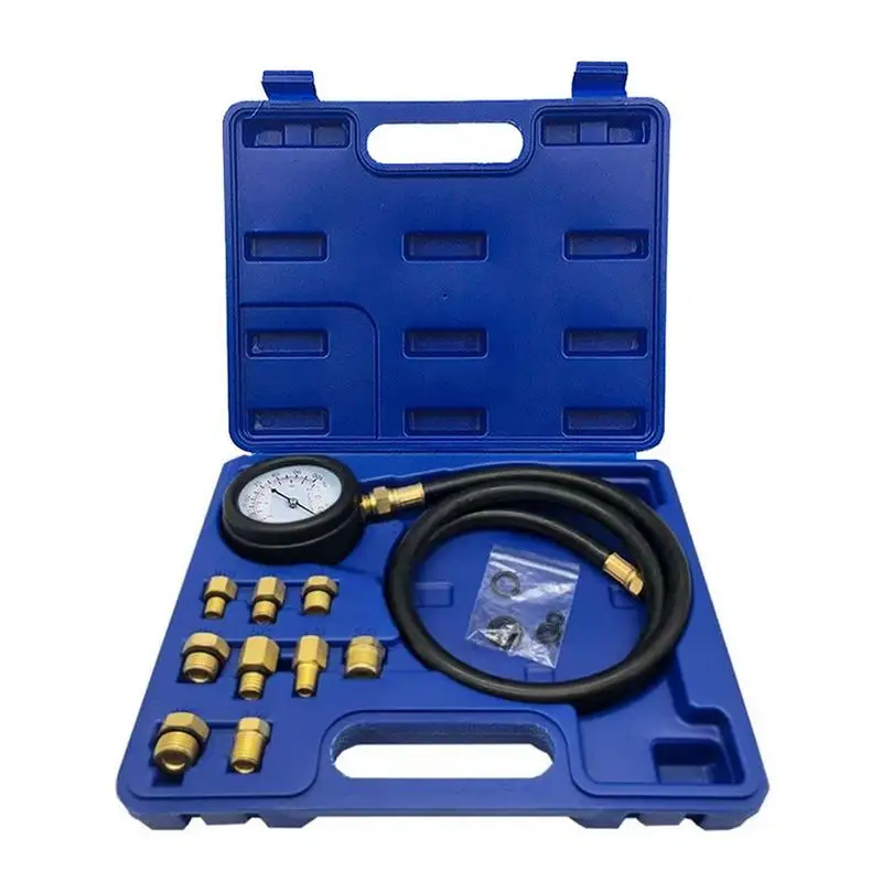 Oil Pressure Tester Kit 0-100psi Professional Oil Pressure Gauge Tool for Engine Diagnostic Test Hose Adapters and Carry Case
Oil Pressure Tester Kit 0-100psi Professional Oil Pressure Gauge Tool for Engine Diagnostic Test Hose Adapters and Carry Case