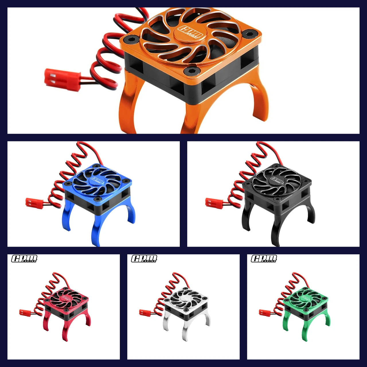 GPM Alloy Cooling Fan 18000 Rpm Compatible With 36Mm Motor For TRAXXAS MINI XRT/MINI MAXX/JATO
GPM Alloy Cooling Fan 18000 Rpm Compatible With 36Mm Motor For TRAXXAS MINI XRT/MINI MAXX/JATO