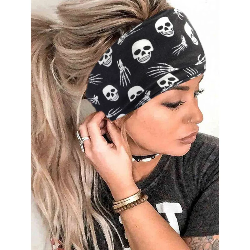 Halloween Pumpkin Skull Headband Women's Knitted Sweater Accessory Unique Festival Costume Headwear Spooky Skeleton Design
Halloween Pumpkin Skull Headband Women's Knitted Sweater Accessory Unique Festival Costume Headwear Spooky Skeleton Design