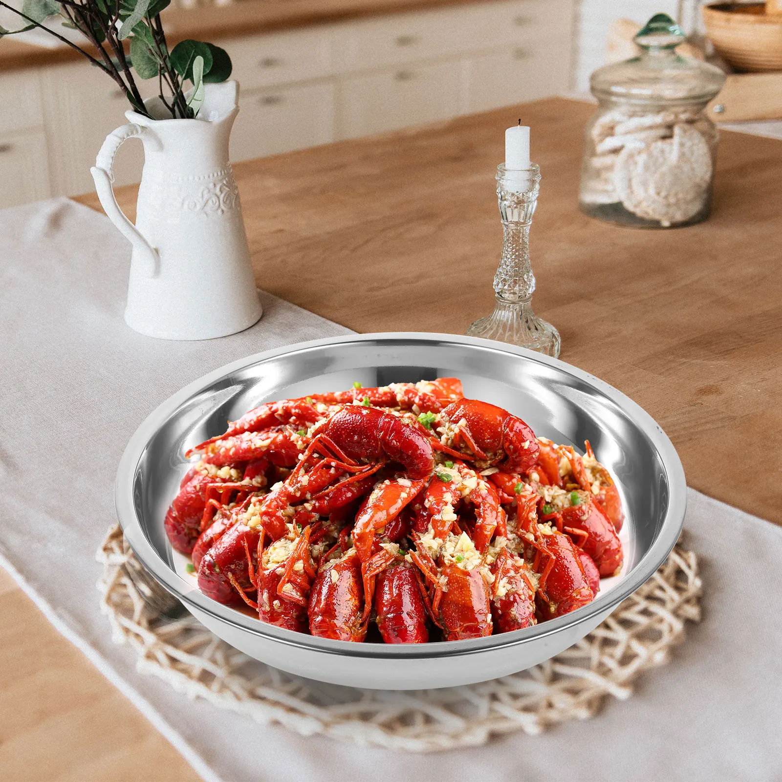 Stainless Steel Cake Plate Round Dining Fruit Snack Western Style Multi-Functional Kitchen Serving Dish Corrosion Resistant
Stainless Steel Cake Plate Round Dining Fruit Snack Western Style Multi-Functional Kitchen Serving Dish Corrosion Resistant