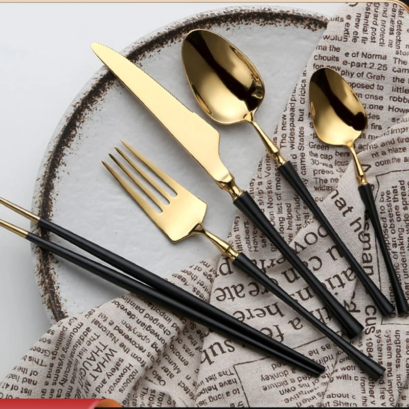 7 Colors Cutlery Set Utensils for Kitchen Gadget Sets Table Plates Spoon Full Tableware of Plates Stainless Steel Dining Bar
7 Colors Cutlery Set Utensils for Kitchen Gadget Sets Table Plates Spoon Full Tableware of Plates Stainless Steel Dining Bar