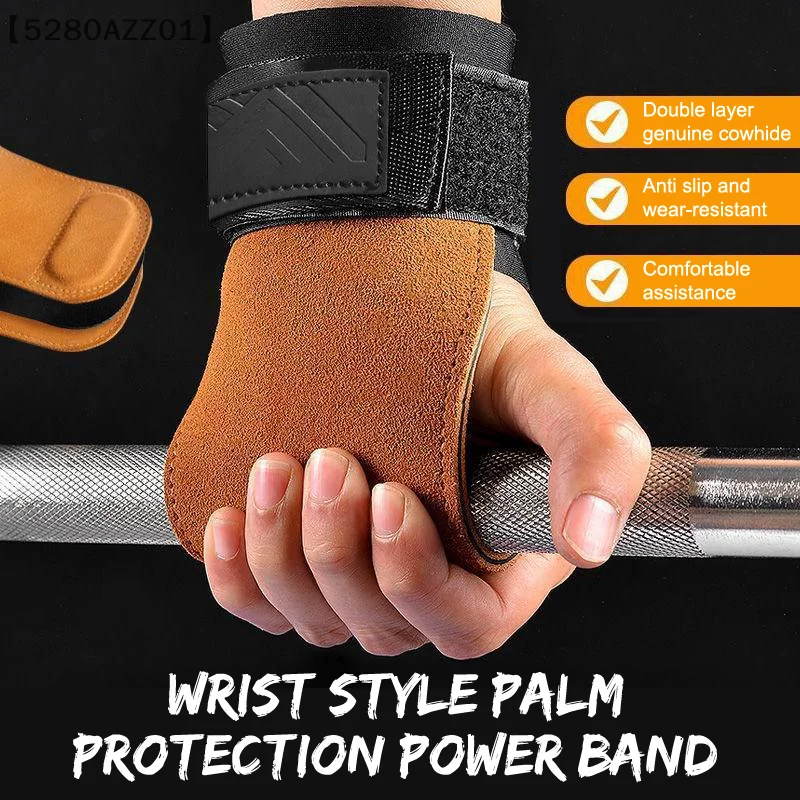 Cowhide Palm Protection Wear-resistant Non-slip Wrist Protection Equipment Fitness Weightlifting Booster Belt Deadlift Pull-ups
Cowhide Palm Protection Wear-resistant Non-slip Wrist Protection Equipment Fitness Weightlifting Booster Belt Deadlift Pull-ups