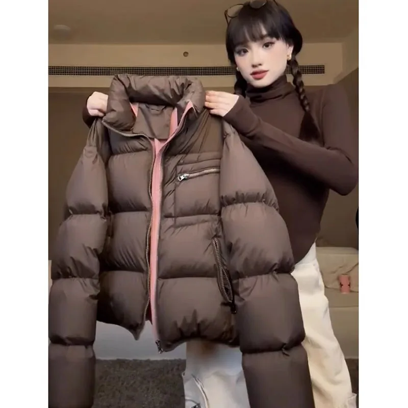 Стильная женская утепленная куртка-пуховик ультрамодного кофейного цвета, зимняя коллекция 2023, комфортное приталенное пальто
Стильная женская утепленная куртка-пуховик ультрамодного кофейного цвета, зимняя коллекция 2023, комфортное приталенное пальто