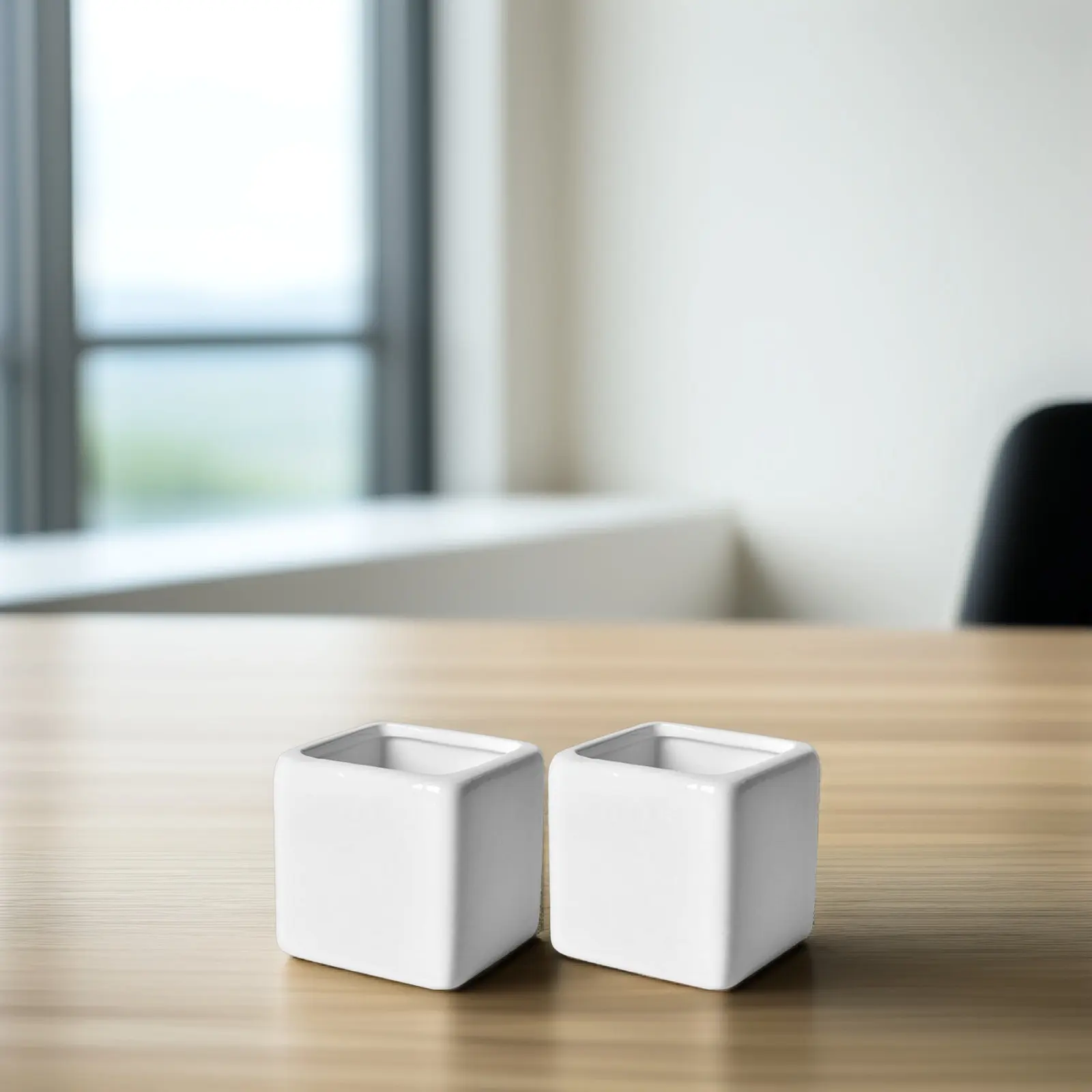 6Pcs Ceramic Flowerpot Square White Decorative Tabletop Planter Modern Home Vase Small Plant Container Office Desk Window
6Pcs Ceramic Flowerpot Square White Decorative Tabletop Planter Modern Home Vase Small Plant Container Office Desk Window