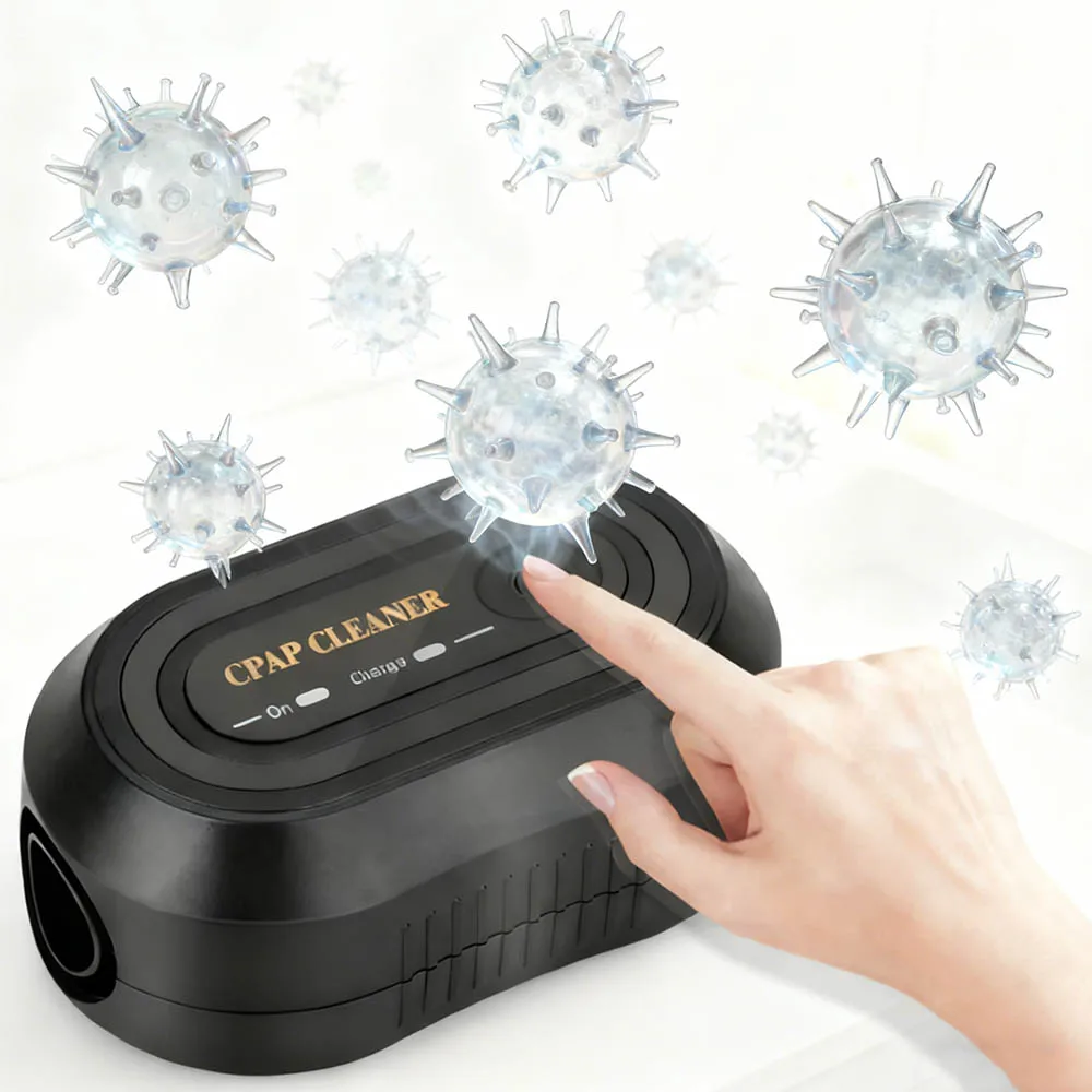 CPAP Cleaner Ozone Generator Automatic Shutoff for CPAP BPAP Mask and Tubing Compatible for Resmed Disinfection Sterilization
CPAP Cleaner Ozone Generator Automatic Shutoff for CPAP BPAP Mask and Tubing Compatible for Resmed Disinfection Sterilization