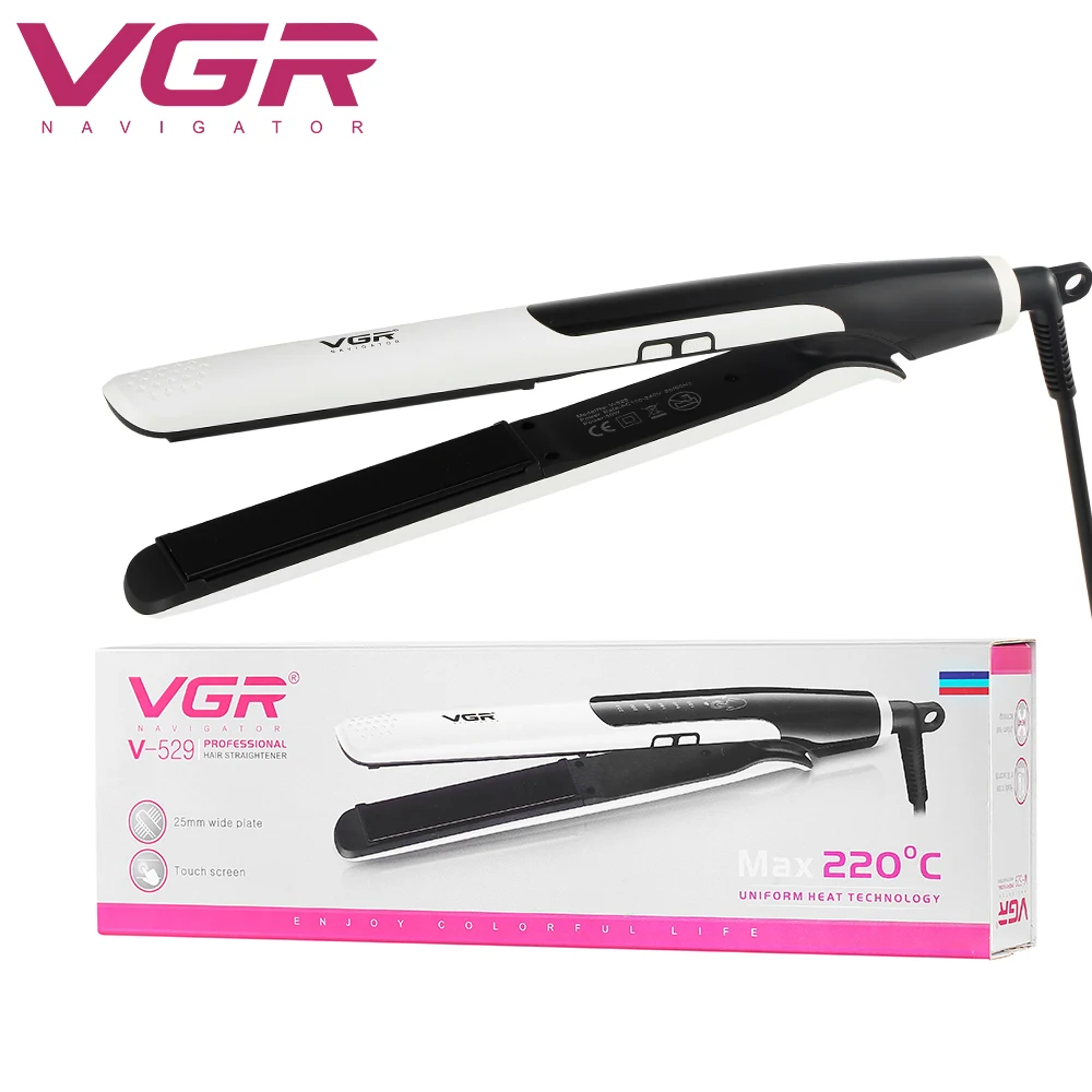 VGR Small Flat Iron Short Hair Pencil Flat Iron Mini Hair Straightener Tiny Hair Straightening Ceramic Beard Straightene V-529
VGR Small Flat Iron Short Hair Pencil Flat Iron Mini Hair Straightener Tiny Hair Straightening Ceramic Beard Straightene V-529