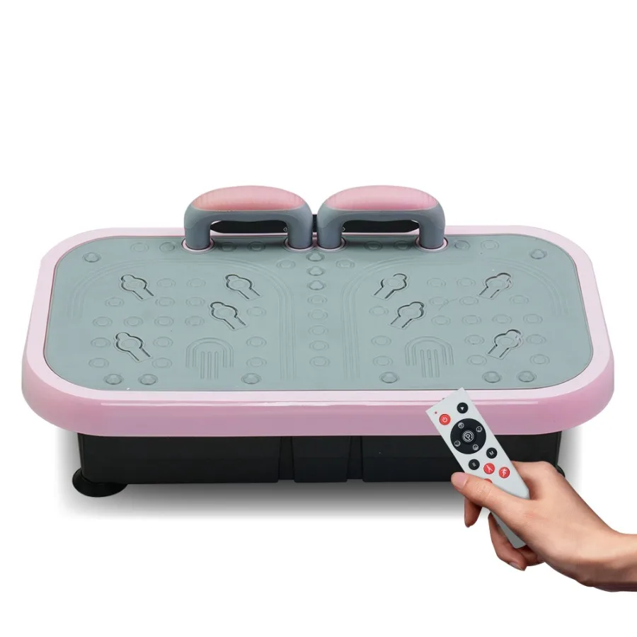 Vibration Plate Fitness Platform with handle Whole Body Exercise Machine with 120 Speed Levels Lymphatic Drainage Fat Burning a
Vibration Plate Fitness Platform with handle Whole Body Exercise Machine with 120 Speed Levels Lymphatic Drainage Fat Burning a