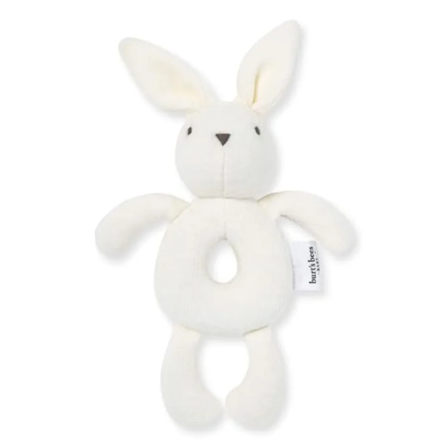 Burt's Bees Baby Unisex Infant Rattle Toy, Nursery Sensory Animal Plush Made with 100% Organic Cotton Shell and Polyester Fill,
Burt's Bees Baby Unisex Infant Rattle Toy, Nursery Sensory Animal Plush Made with 100% Organic Cotton Shell and Polyester Fill,