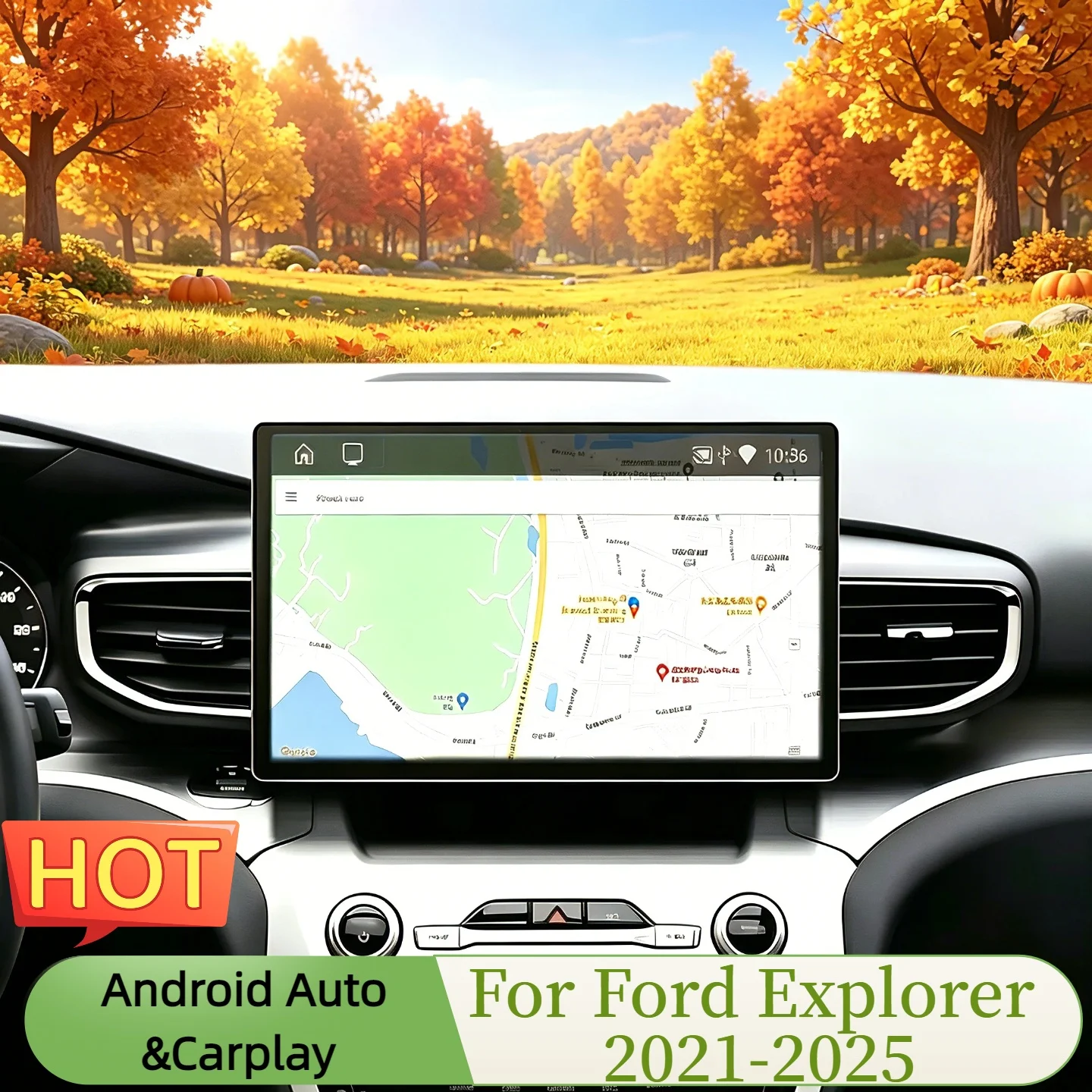 CarPlay Auto Android 14 For Ford Explorer 2021 2022 2023 2024 2025 Screen 12.5" Car Radio GPS Multimedia Stereo Player Head Unit
CarPlay Auto Android 14 For Ford Explorer 2021 2022 2023 2024 2025 Screen 12.5" Car Radio GPS Multimedia Stereo Player Head Unit