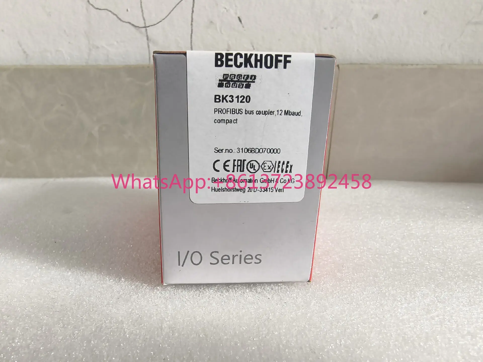 BECKHOFF BK5120 German Beckhoff coupler, in stock
BECKHOFF BK5120 German Beckhoff coupler, in stock