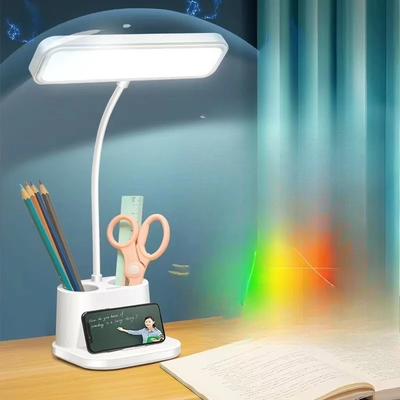 LED Desk Lamp Student Dormitory Atmosphere Light Eye Protection Bedside Lamp Creative Small Desk Lamp
LED Desk Lamp Student Dormitory Atmosphere Light Eye Protection Bedside Lamp Creative Small Desk Lamp