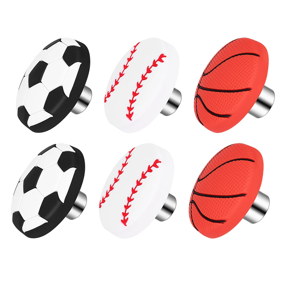 6pcs Sports Ball Drawer Knobs Kids Basketball Football Baseball Dresser Pull Handles Boys Bedroom Cabinet Decor Durable Smooth
6pcs Sports Ball Drawer Knobs Kids Basketball Football Baseball Dresser Pull Handles Boys Bedroom Cabinet Decor Durable Smooth