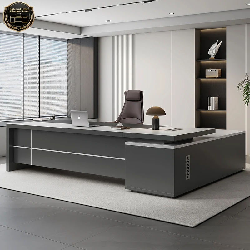 New Design Modern Boss Director Computer Desk Table Luxury L Shape Boss Office Table Director Office Table
New Design Modern Boss Director Computer Desk Table Luxury L Shape Boss Office Table Director Office Table