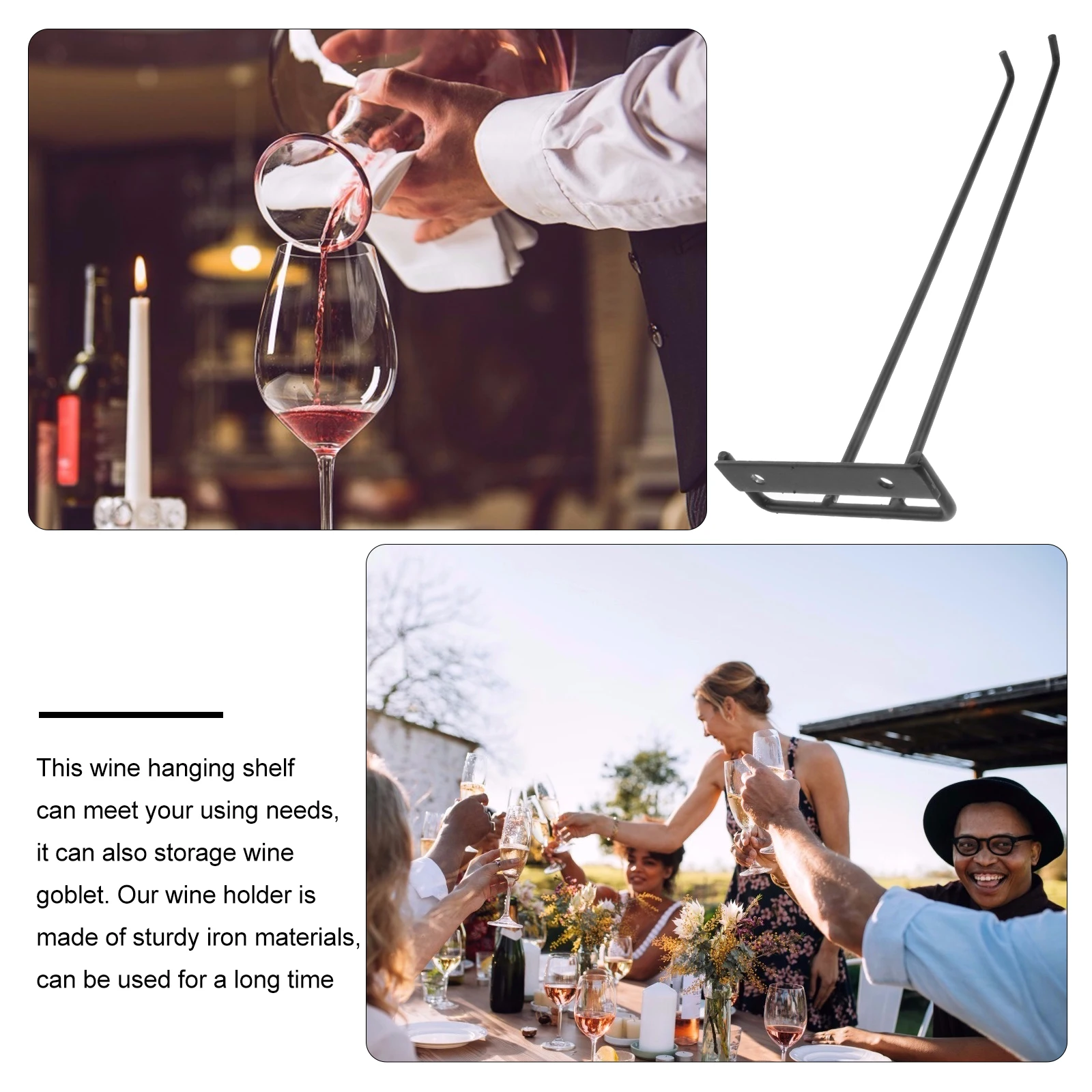 2pcs Black Wall Mounted Single Row Red Glass Upside Down Hanging Rack Iron Display Hanger Space Saving
2pcs Black Wall Mounted Single Row Red Glass Upside Down Hanging Rack Iron Display Hanger Space Saving