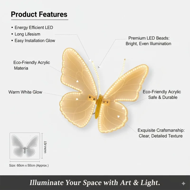 Dynamic And Static Wedding Butterfly Glow Lights Simulation Outdoor Decorative Lamps For Holiday Party Garden Yard Patio Event
Dynamic And Static Wedding Butterfly Glow Lights Simulation Outdoor Decorative Lamps For Holiday Party Garden Yard Patio Event