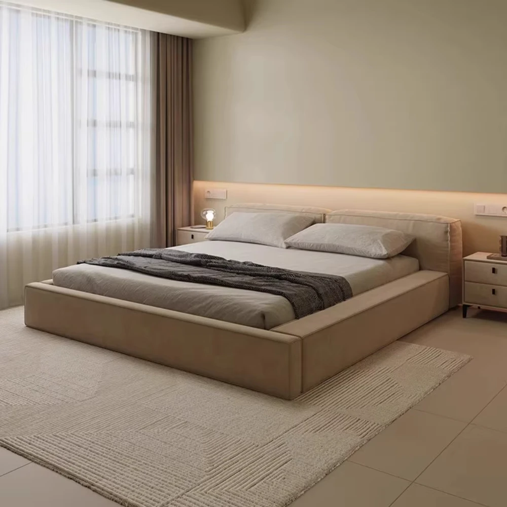 King Size Bed European Fancy Minimalist Modern Upholstery Double Bed Headboard Luxury Camas Matrimoniales Home Decoration
King Size Bed European Fancy Minimalist Modern Upholstery Double Bed Headboard Luxury Camas Matrimoniales Home Decoration