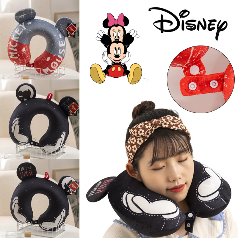 Disney Mickey Minnie Cartoon U-Shape Travel Pillow Memory Foam Neck Pillow for Airplane Office Nap Cervical Pillows Neck Support
Disney Mickey Minnie Cartoon U-Shape Travel Pillow Memory Foam Neck Pillow for Airplane Office Nap Cervical Pillows Neck Support