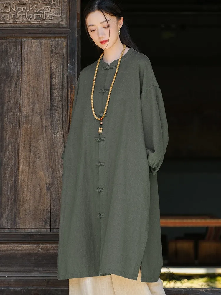 High Quality Cotton Linen Long Jackets Women New Arrival 2024 Autumn Vintage Style Solid Color Loose Female Casual Coats T241
High Quality Cotton Linen Long Jackets Women New Arrival 2024 Autumn Vintage Style Solid Color Loose Female Casual Coats T241
