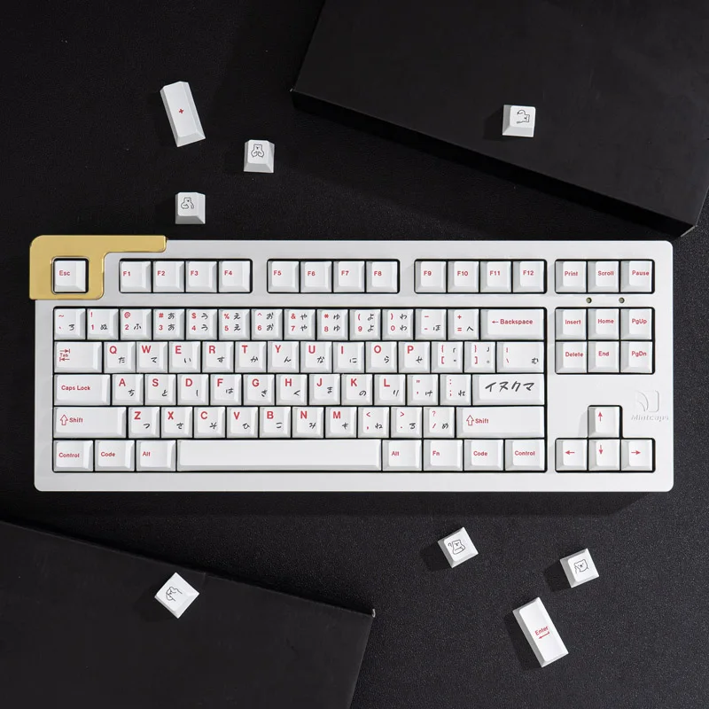 Grey Japanese White Bear 139 Keys Personality Mechanical Keyboard Keycap PBT Thermal Sublimation Cherry Original Factory Height
Grey Japanese White Bear 139 Keys Personality Mechanical Keyboard Keycap PBT Thermal Sublimation Cherry Original Factory Height