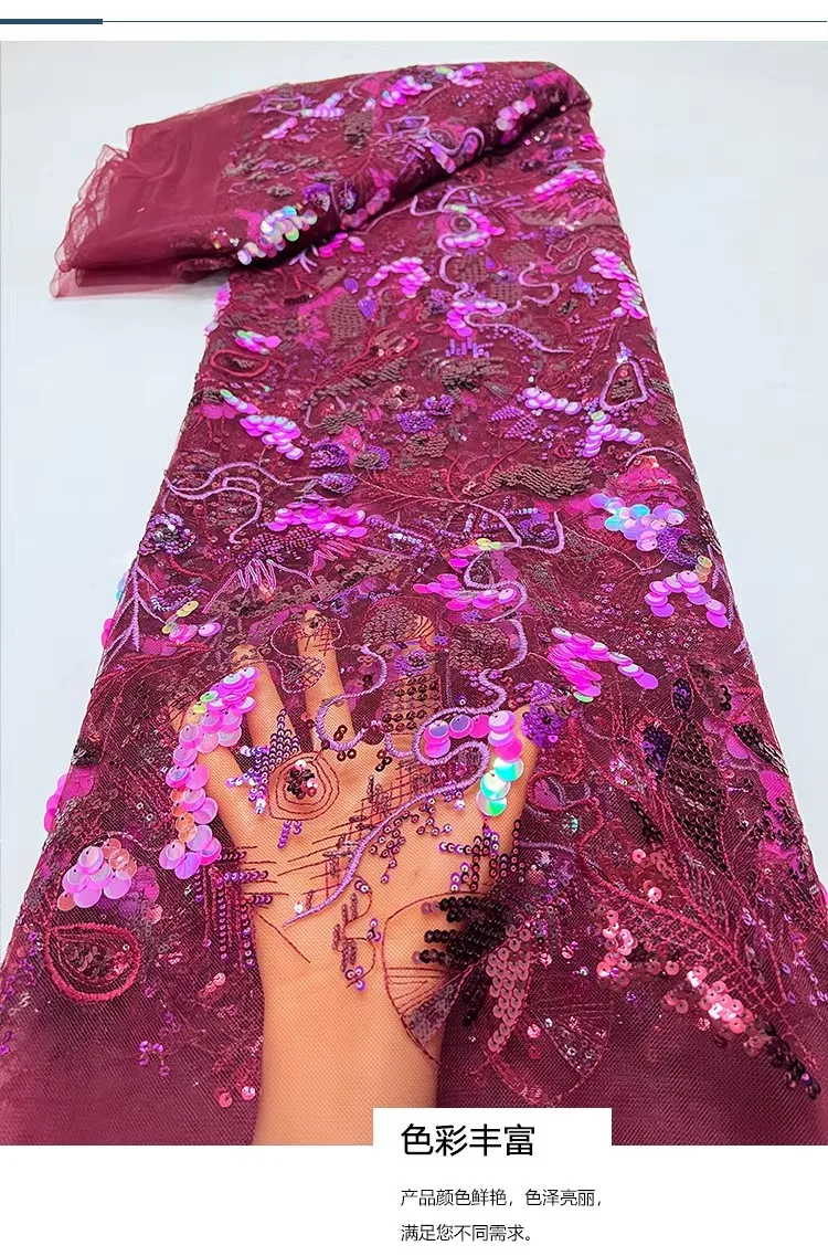 2yard New mesh tissu Chaotic water droplet sequin embroidery fabrics for clothing Evening gown dress fabric
2yard New mesh tissu Chaotic water droplet sequin embroidery fabrics for clothing Evening gown dress fabric