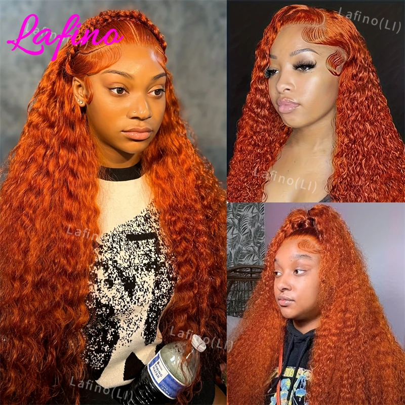 13x6 Hd Lace Frontal Human Hair Wig Orange Colored Water Wave Preplucked Deep Wave 30 Inch Ginger Lace Front Curly Wigs On Sale
13x6 Hd Lace Frontal Human Hair Wig Orange Colored Water Wave Preplucked Deep Wave 30 Inch Ginger Lace Front Curly Wigs On Sale