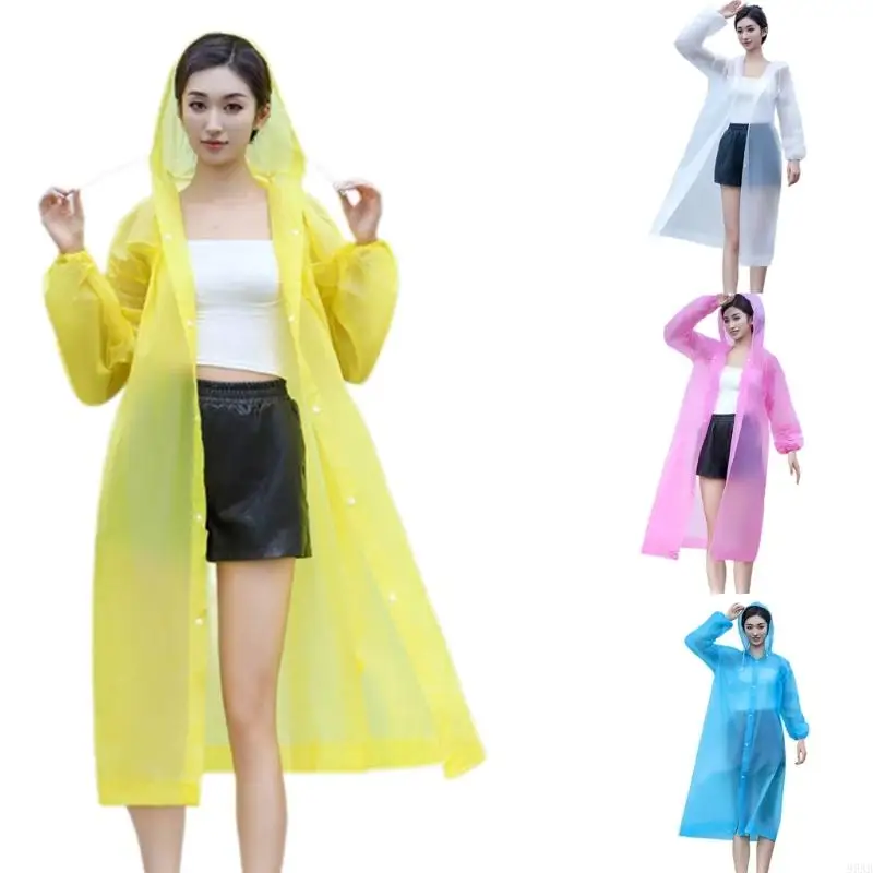 Adult Raincoats Rain Poncho with Hoods and Long Sleeves Water Resistant Rain Jackets Rainwear Raincoat for Women Men
Adult Raincoats Rain Poncho with Hoods and Long Sleeves Water Resistant Rain Jackets Rainwear Raincoat for Women Men