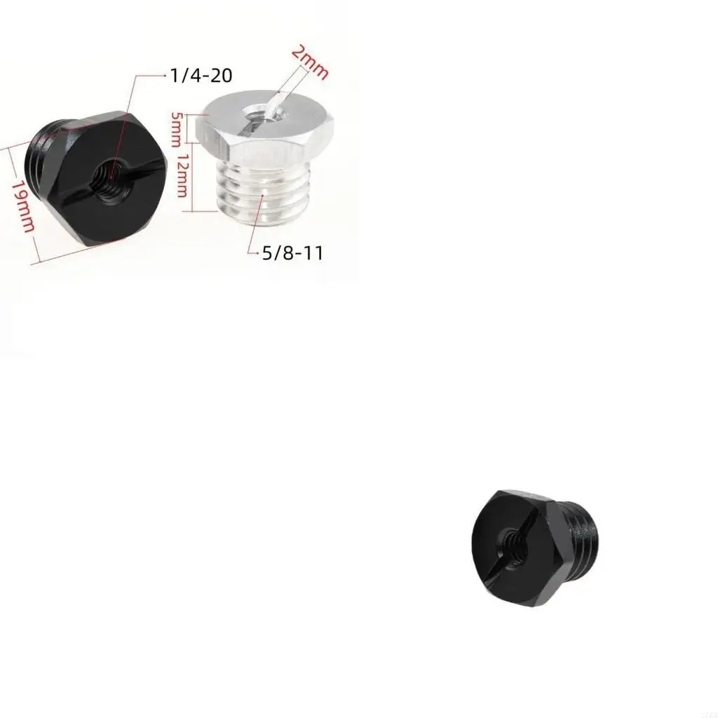 Aluminum Alloy Hexagonal Adapter Screw Converts 1/4 Female to 5/8 Male for Tripods and Leveling Tools
Aluminum Alloy Hexagonal Adapter Screw Converts 1/4 Female to 5/8 Male for Tripods and Leveling Tools