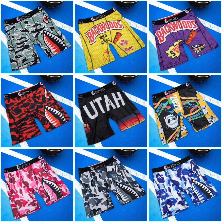 ETHIKA, 1 шт., сексуальное мужское нижнее белье, боксеры, мужские трусы для плавания, большие размеры S-3XL, дышащие мужские трусы с принтом, мужские трусы-боксеры
ETHIKA, 1 шт., сексуальное мужское нижнее белье, боксеры, мужские трусы для плавания, большие размеры S-3XL, дышащие мужские трусы с принтом, мужские трусы-боксеры