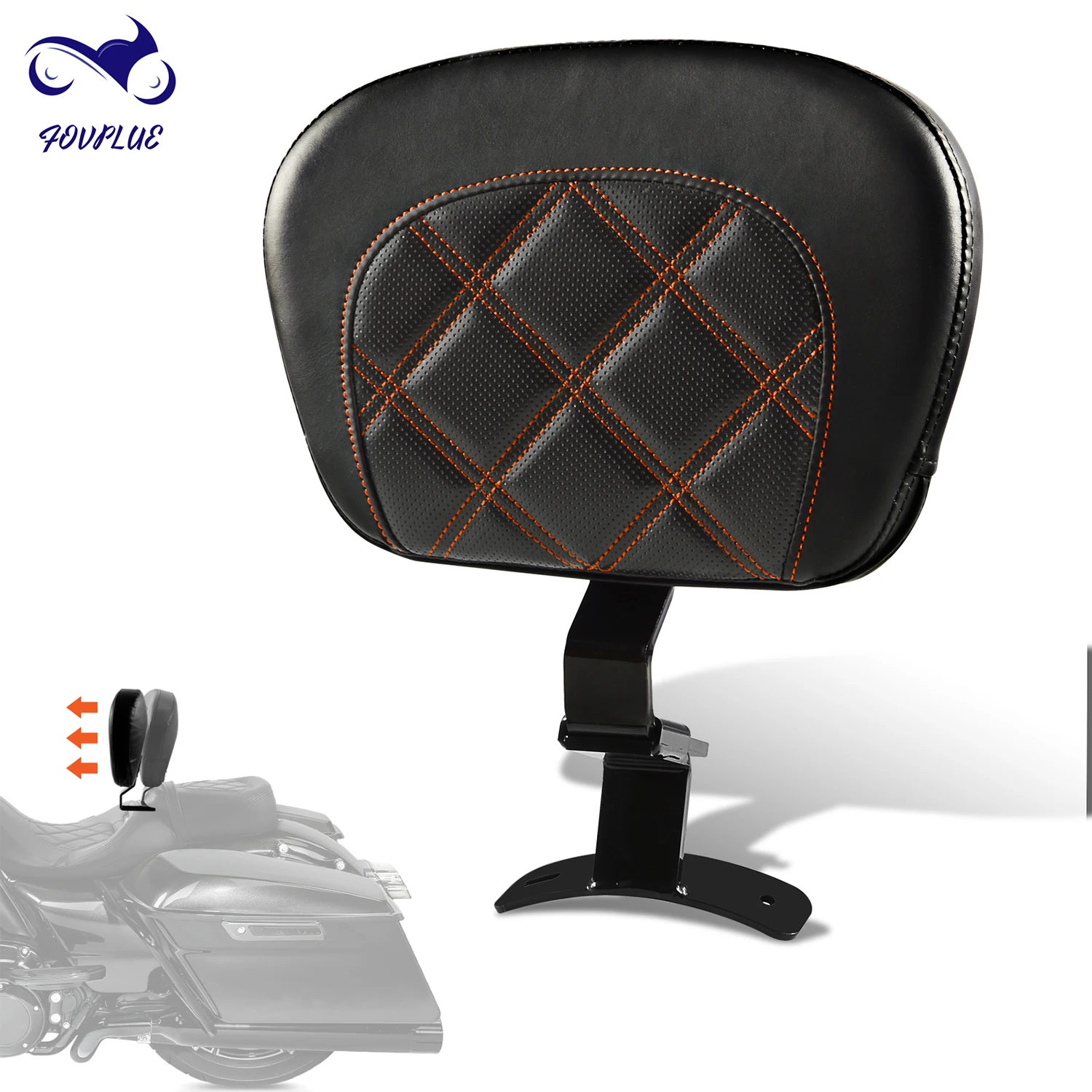 Motorcycle Front Driver Rider Adjustable Driver Rider Backrest Kit For Touring Road King FLHR Electra Rode Glide 2009-later
Motorcycle Front Driver Rider Adjustable Driver Rider Backrest Kit For Touring Road King FLHR Electra Rode Glide 2009-later