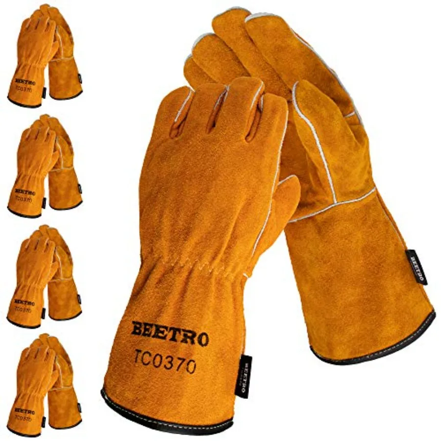 Welding Gloves Cow Leather Forge/Mig/Stick/Tig Welder Heat/Fire Resistant Mitts for Oven/Grill/Fireplace/Furnace/Stove/Pot Hold
Welding Gloves Cow Leather Forge/Mig/Stick/Tig Welder Heat/Fire Resistant Mitts for Oven/Grill/Fireplace/Furnace/Stove/Pot Hold