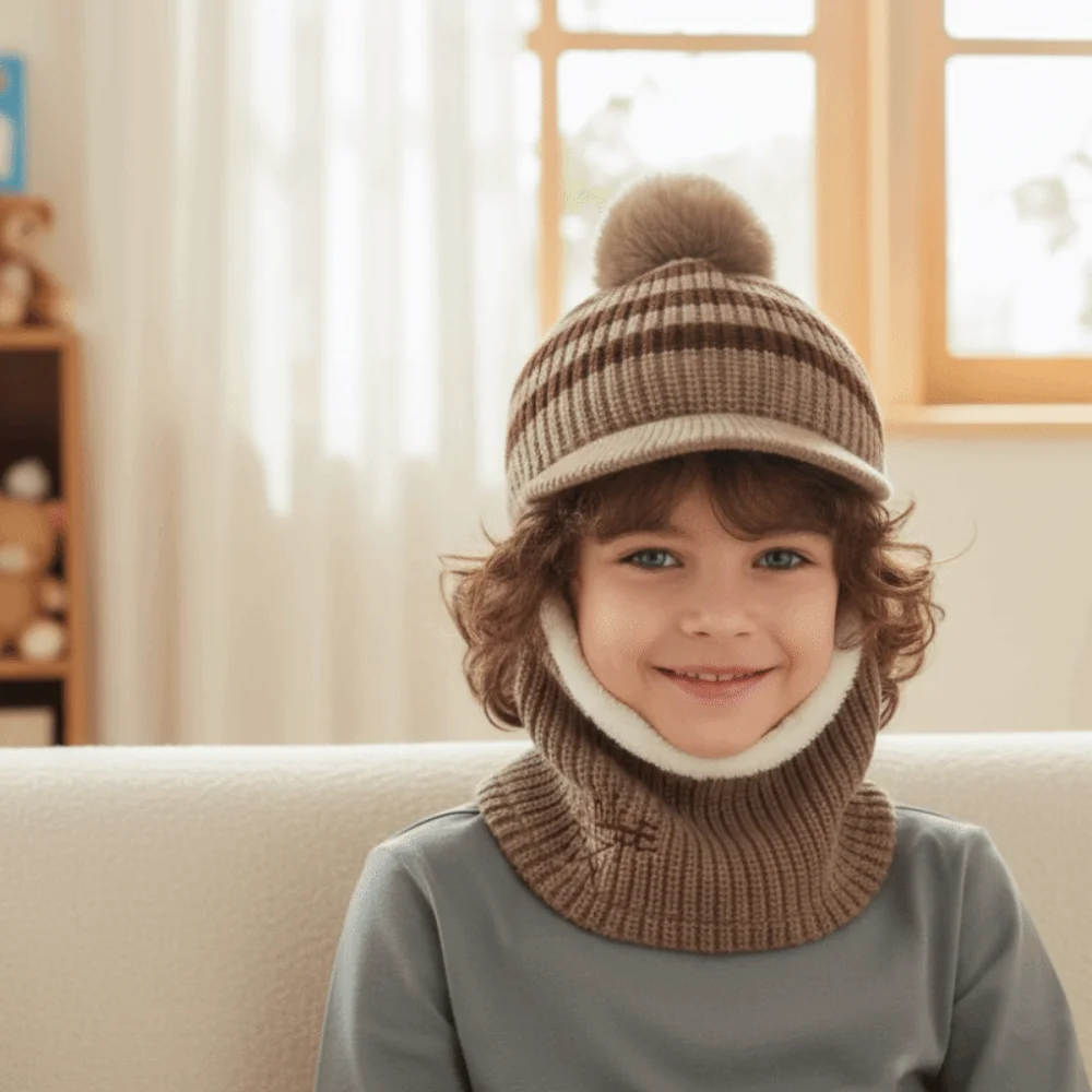 Skiing Thermal 2 In 1 Thick Knit Beanie Lightweight Fleece Lined Ear Protection Balaclava Pompom Warm Neck Warmer Hat Daily
Skiing Thermal 2 In 1 Thick Knit Beanie Lightweight Fleece Lined Ear Protection Balaclava Pompom Warm Neck Warmer Hat Daily