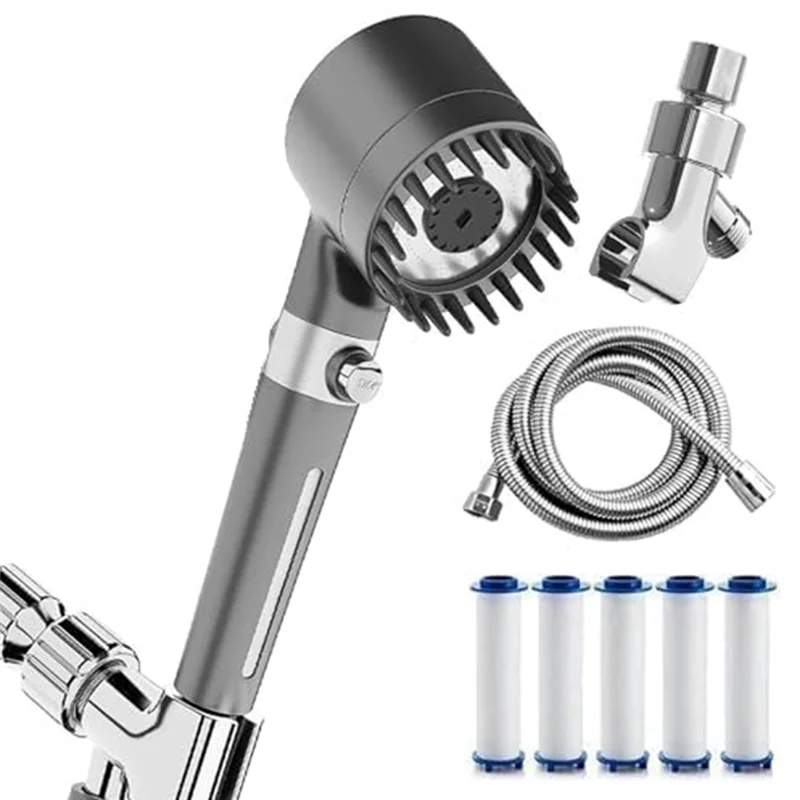 Насадка для душа с фильтром ABRS, насадка для душа с фильтром, ручной душ с 3 режимами, регулируемая насадка для душа
Насадка для душа с фильтром ABRS, насадка для душа с фильтром, ручной душ с 3 режимами, регулируемая насадка для душа