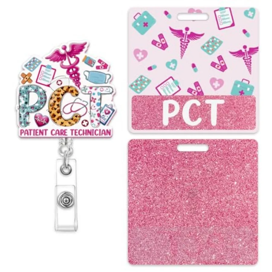 Badge Reel Retractable with Clip, Cute Patient Care Technician Badge Holder Buddy, Pink Nme Tg dges Reel for Week ccessories Do
Badge Reel Retractable with Clip, Cute Patient Care Technician Badge Holder Buddy, Pink Nme Tg dges Reel for Week ccessories Do