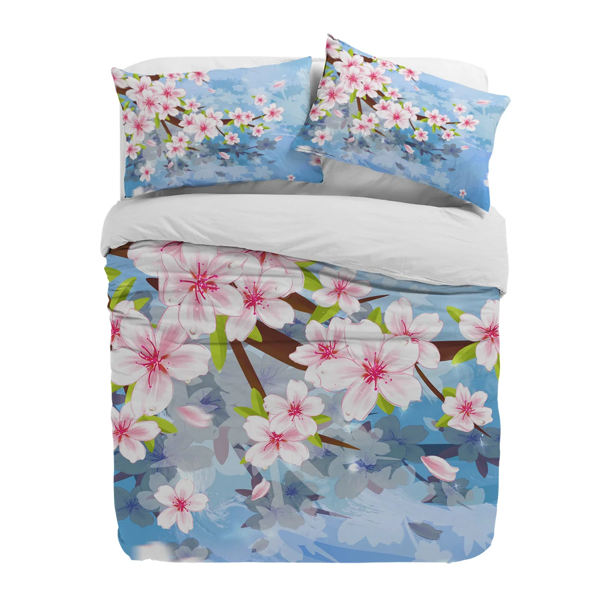 Pink Flower Peach Blossom Duvet Cover With Pillow Case Custom 3pcs Bedding Set Quilt Cover Double Bed Home Textile
Pink Flower Peach Blossom Duvet Cover With Pillow Case Custom 3pcs Bedding Set Quilt Cover Double Bed Home Textile