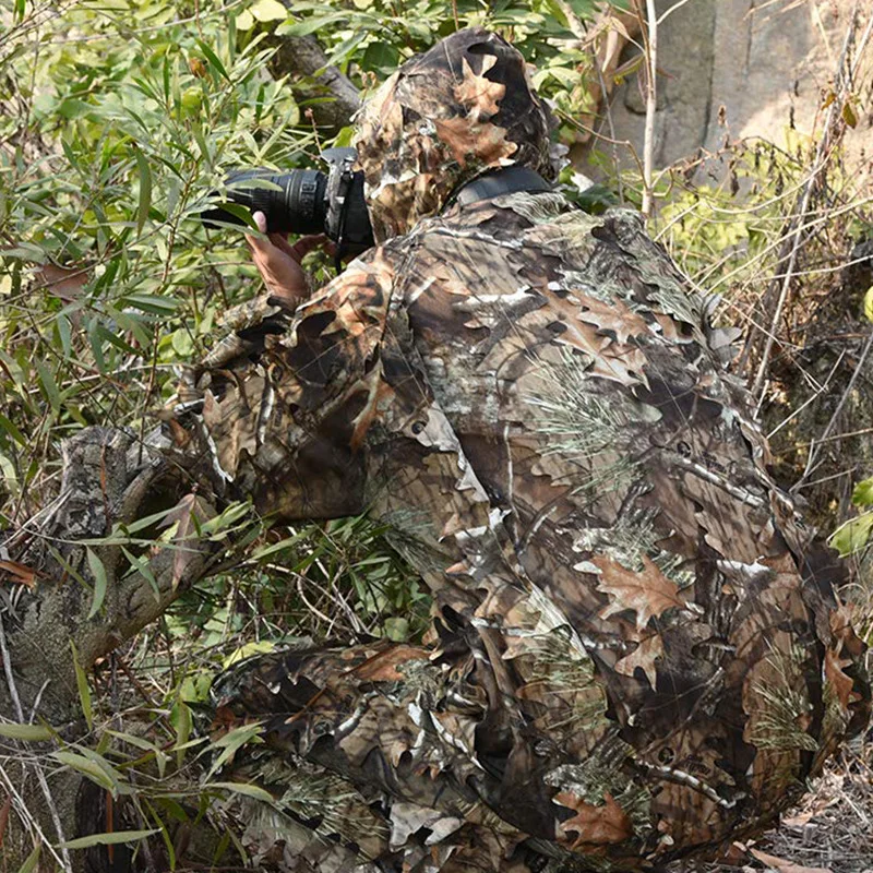 Bionic Camo Hunting Clothes Photography Bird Watching Sniper Combat Training Shooting Uniform Men Outdoor Tactical Suit
Bionic Camo Hunting Clothes Photography Bird Watching Sniper Combat Training Shooting Uniform Men Outdoor Tactical Suit